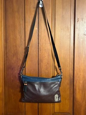Coach Mens Crossbody Leather Messenger Bag